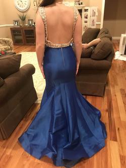 Mac Duggal Blue Size 6 Mcduggal Mermaid Dress on Queenly
