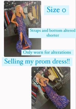 Style nan Ellie Wilde Multicolor Size 0 Corset Prom A-line Dress on Queenly