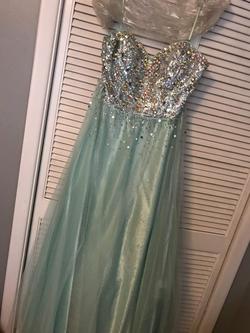 Blue Size 6 Ball gown on Queenly