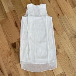 Helmut Lang White Size 0 Graduation Straight Dress on Queenly