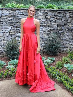 Style 5116 Sherri Hill Red Size 8 Prom A-line Dress on Queenly