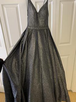 Sherri Hill Silver Size 0 Prom Ball gown on Queenly