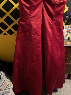 David's Bridal Red Size 22 Plus Size Ball gown on Queenly