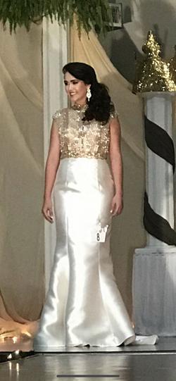 Madeline Garner White Size 10 Silk Pageant Mermaid Dress on Queenly
