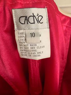Cashe' Hot Pink Size 10 High Low Cocktail Dress on Queenly