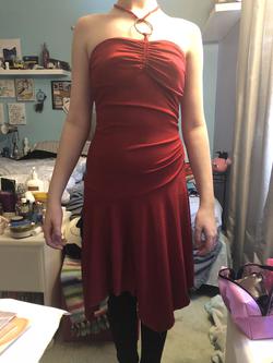IZ Red Size 4 Cocktail Dress on Queenly