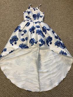Teeze Me White Size 6 Mini Ball gown on Queenly