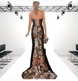Sherri Hill Black Size 0 Jersey Mermaid Dress on Queenly