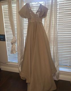 Fouad Sarkis Nude Size 6 Ball gown on Queenly