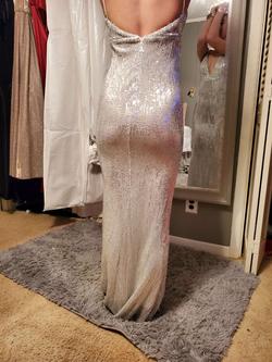 Silver Size 0 Straight Dress on Queenly