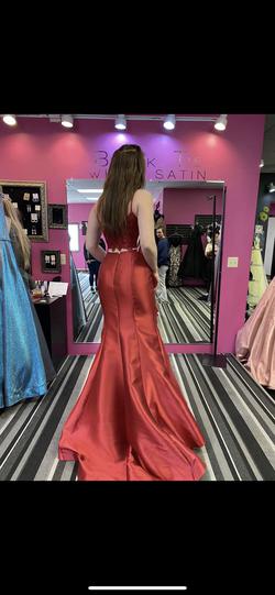 Alyce Paris Red Size 6 Prom Train Dress on Queenly