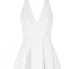None White Size 2 Graduation Cocktail Dress on Queenly