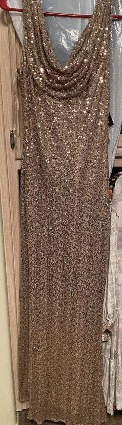 Cachet Rose Gold Size 8 Straight Dress on Queenly
