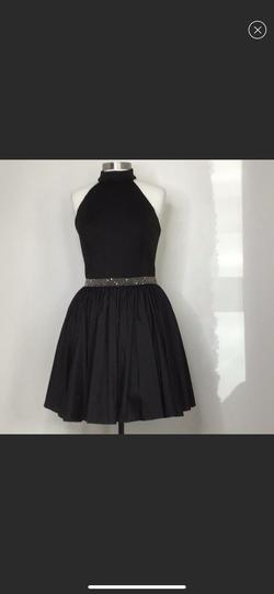 Sherri Hill Black Size 12 Homecoming Holiday Cocktail Dress on Queenly