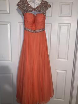 Sherri Hill Orange Size 2 Prom Straight Dress on Queenly