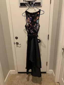 R&M Richards Black Size 14 Mini Ball gown on Queenly