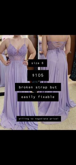 Purple Size 6 Ball gown on Queenly