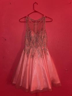 Juliet Pink Size 0 Flare Homecoming Ball gown on Queenly