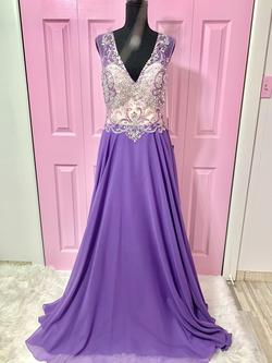 Alyce Paris Purple Size 10 Pageant Prom Straight Dress on Queenly
