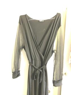 Black Size 24 Jumpsuit Dress on Queenly