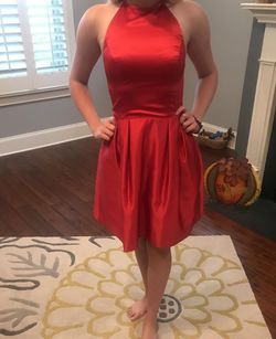 Sherri Hill Red Size 4 Homecoming Appearance $300 Cocktail Dress on Queenly