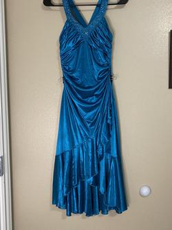 Jodi Kristopher Blue Size 00 Prom Mermaid Dress on Queenly