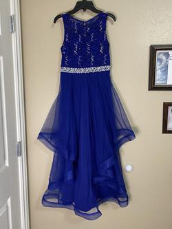 Xtraordinary Blue Size 14 Plus Size Straight Dress on Queenly