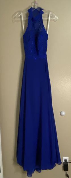 Alyce Paris Royal Blue Size 0 Prom Straight Dress on Queenly