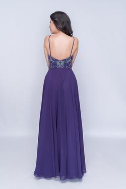 Style 6509 Nina Canacci Purple Size 4 Tall Height Prom A-line Dress on Queenly