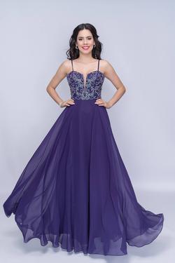 Style 6509 Nina Canacci Purple Size 10 Pageant Tall Height Prom A-line Dress on Queenly