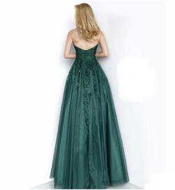 Jovani Green Size 6 Sweetheart Floor Length Ball gown on Queenly