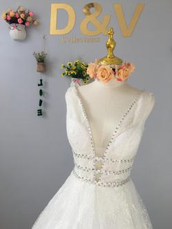 D&V White Size 6 Dandv A-line Dress on Queenly