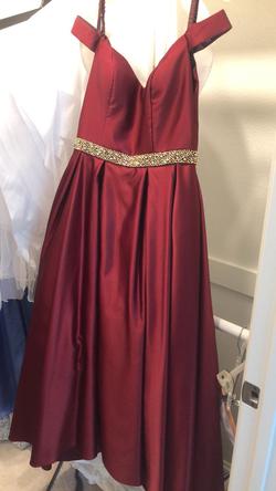 Red Size 14 Ball gown on Queenly