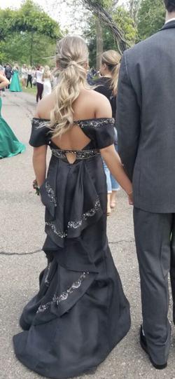 Rachel Allan Black Size 4 Custom Prom Mermaid Dress on Queenly