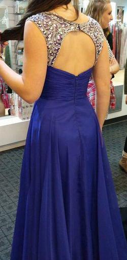 Rachel Allan Blue Size 2 Pageant Prom A-line Dress on Queenly