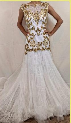 Sherri Hill White Size 0 Sequined Pageant Mermaid Dress on Queenly