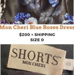 Mon Cheri Blue Size 0 Short Height Cocktail Dress on Queenly