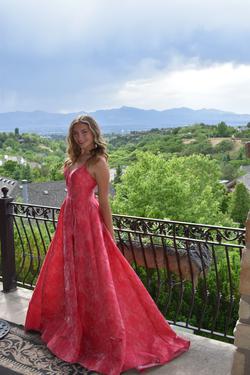 Sherri Hill Pink Size 4 Train Prom Ball gown on Queenly