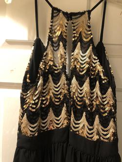 sequin hearts Black Size 10 A-line Dress on Queenly