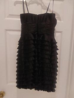 Leo Soirees Black Size 6 Euphoria Midi Cocktail Dress on Queenly
