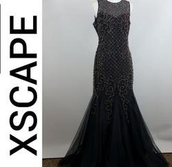 Xscape Blue Size 12 Jersey Escape Mermaid Dress on Queenly