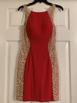 Vienna Red Size 2 Sorority Formal Homecoming Holiday Cocktail Dress on Queenly