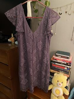 Franceses Purple Size 2 Medium Height Cocktail Dress on Queenly