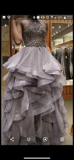 Silver Size 0 Ball gown on Queenly