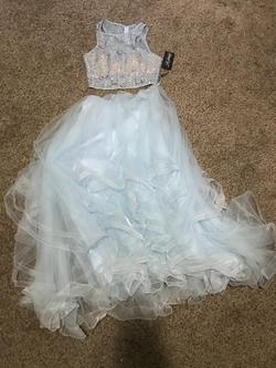 Blue Size 12 Train Dress on Queenly