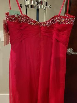 Style 5244 Lets Fashion Pink Size 16 $300 Beaded Top Plus Size Straight Dress on Queenly