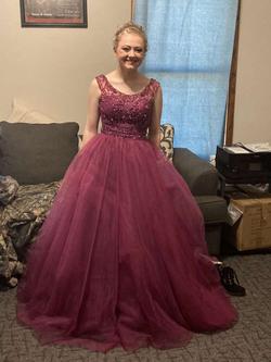 Purple Size 6 Ball gown on Queenly