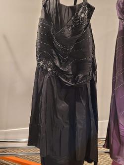 Style 75742K Mac Duggal Black Size 30 Strapless Prom Straight Dress on Queenly