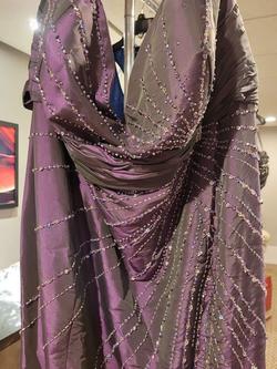 Style 5728W Madison James Purple Size 28 Tall Height Straight Dress on Queenly
