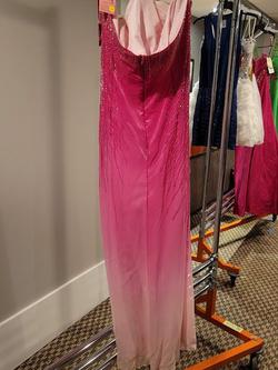 Style P5021 Mori Lee Pink Size 24 Tall Height Strapless Prom Straight Dress on Queenly
